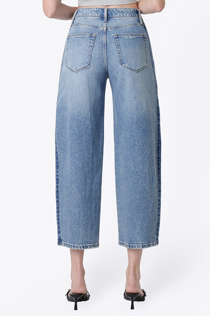 Vervet Two Tone Barrel Leg Jean