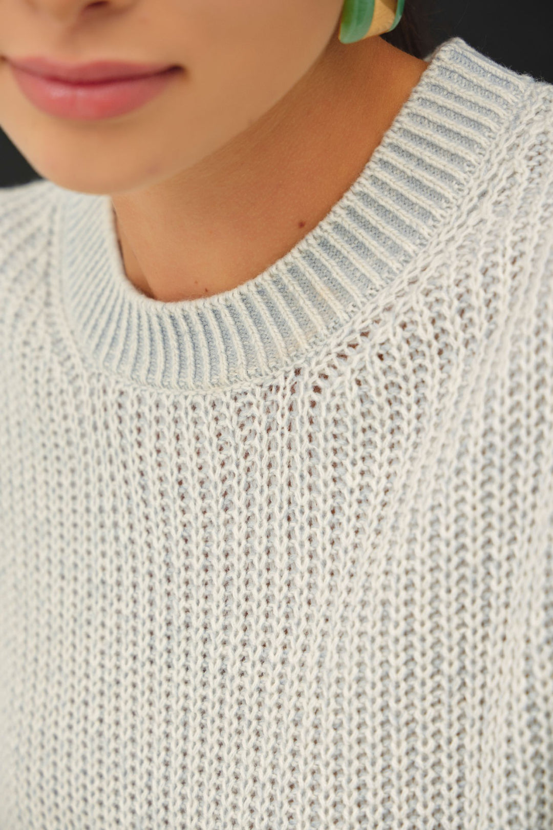Be Cool Wren Knit Sweater (Light Blue)