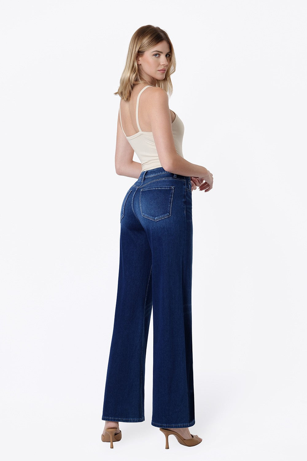 Flying Monkey High Rise Wide Leg Jean