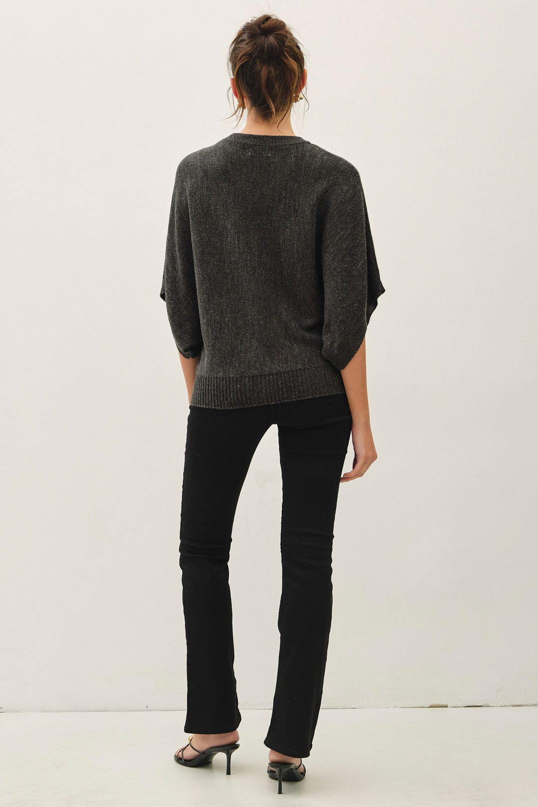 Be Cool Isla Sweater Tee (Dark Charcoal)