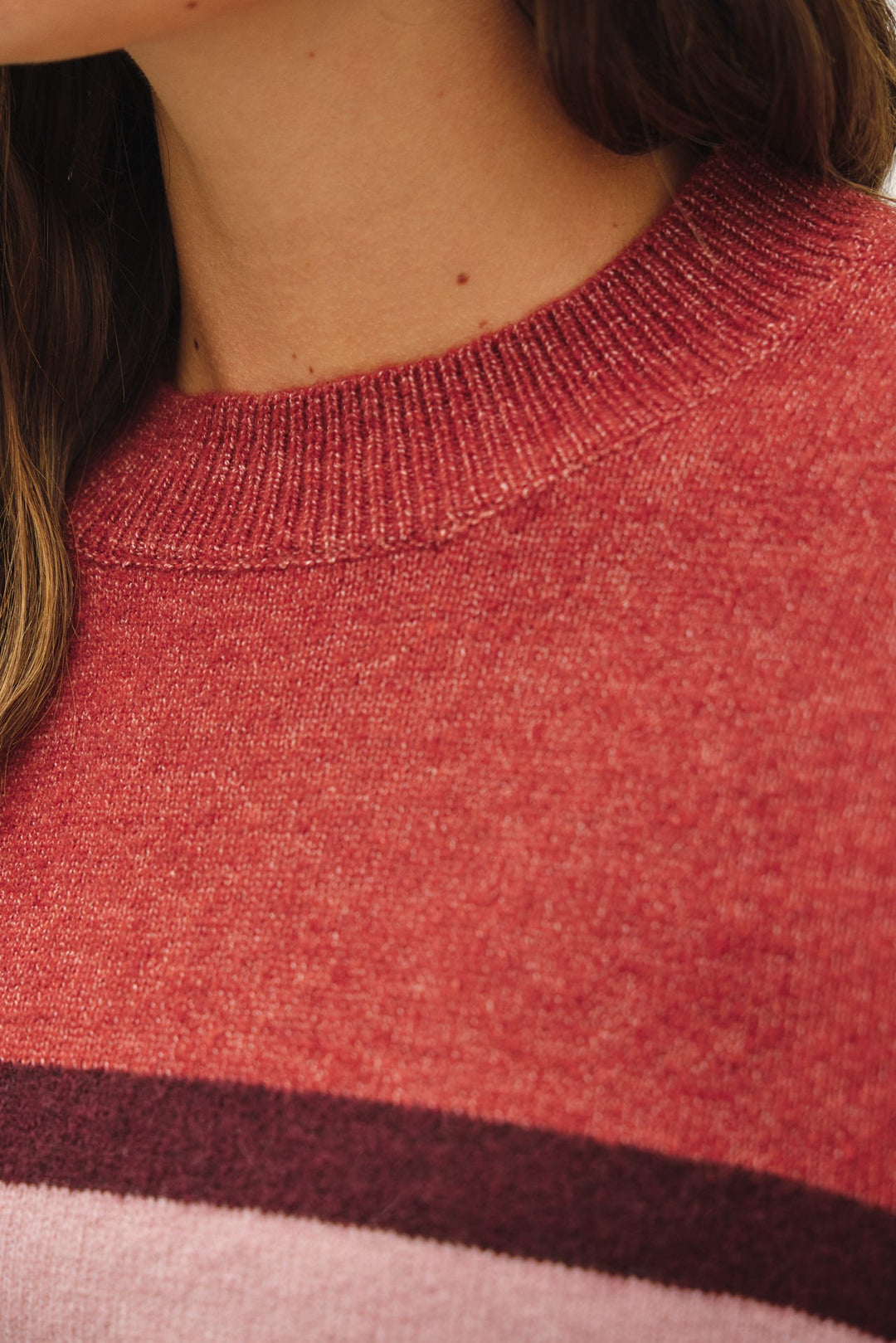 Be Cool Andy Knit Sweater (Brick)