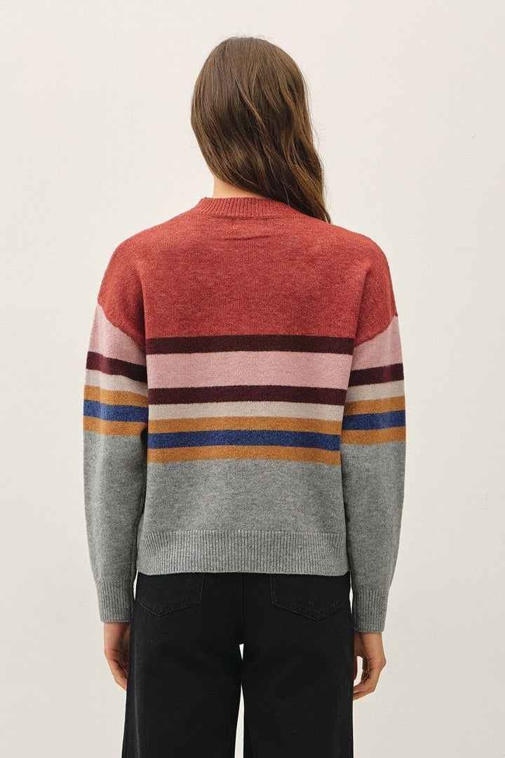 Be Cool Andy Knit Sweater (Brick)