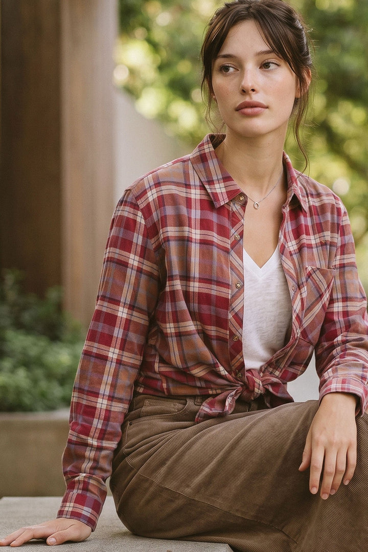 Be Cool Delilah Plaid Flannel