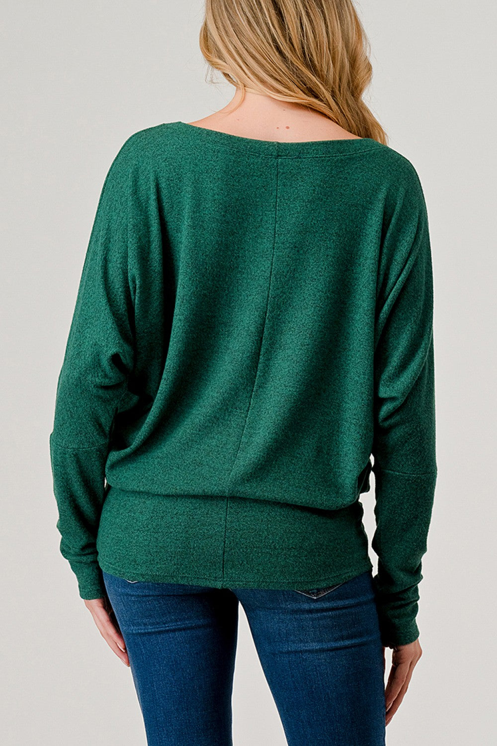 Natural Vibe Brushed Top (Evergreen)