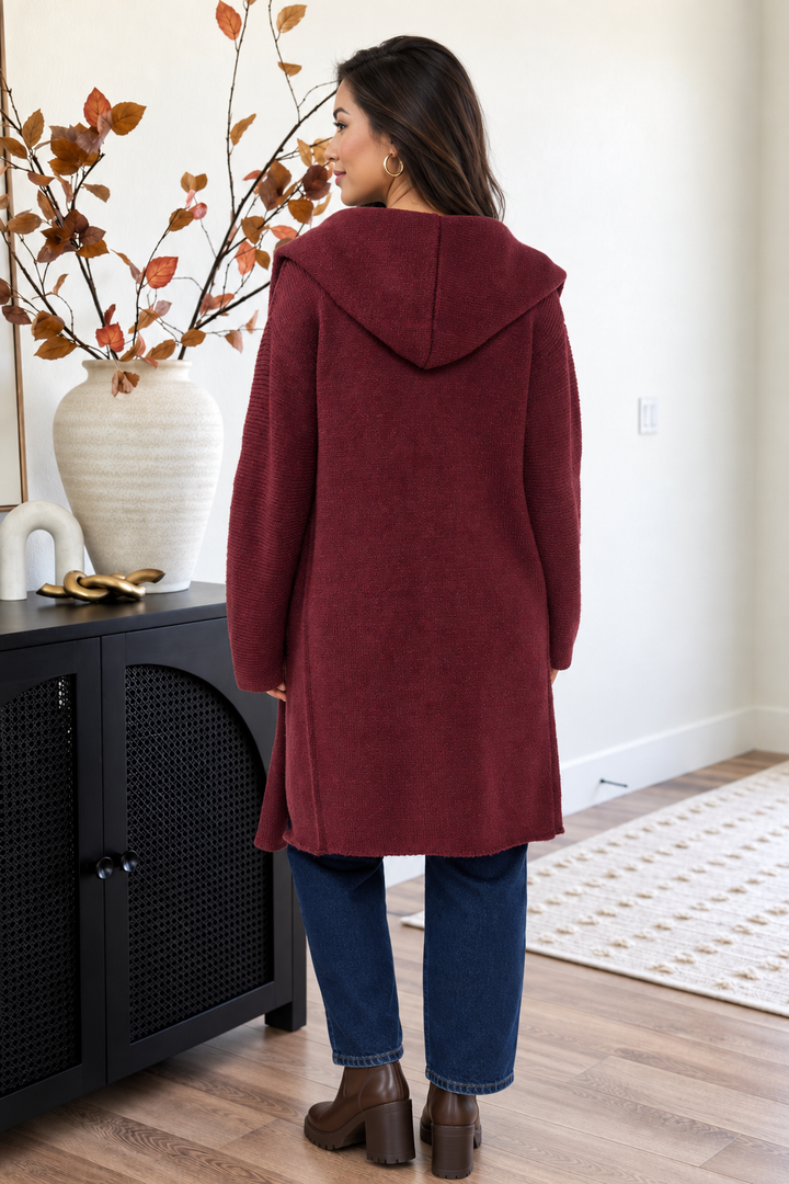 Lovestitch Coatigan (Wine)