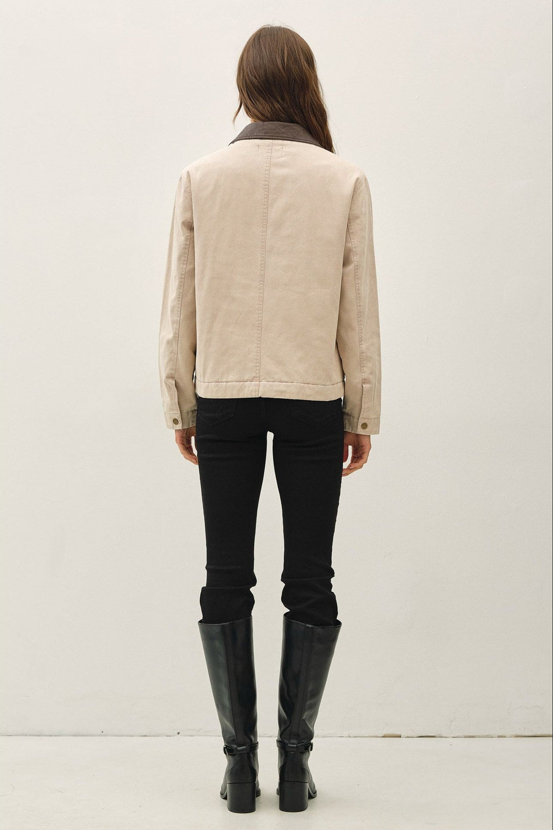 Be Cool Harper Cotton Jacket (Beige)