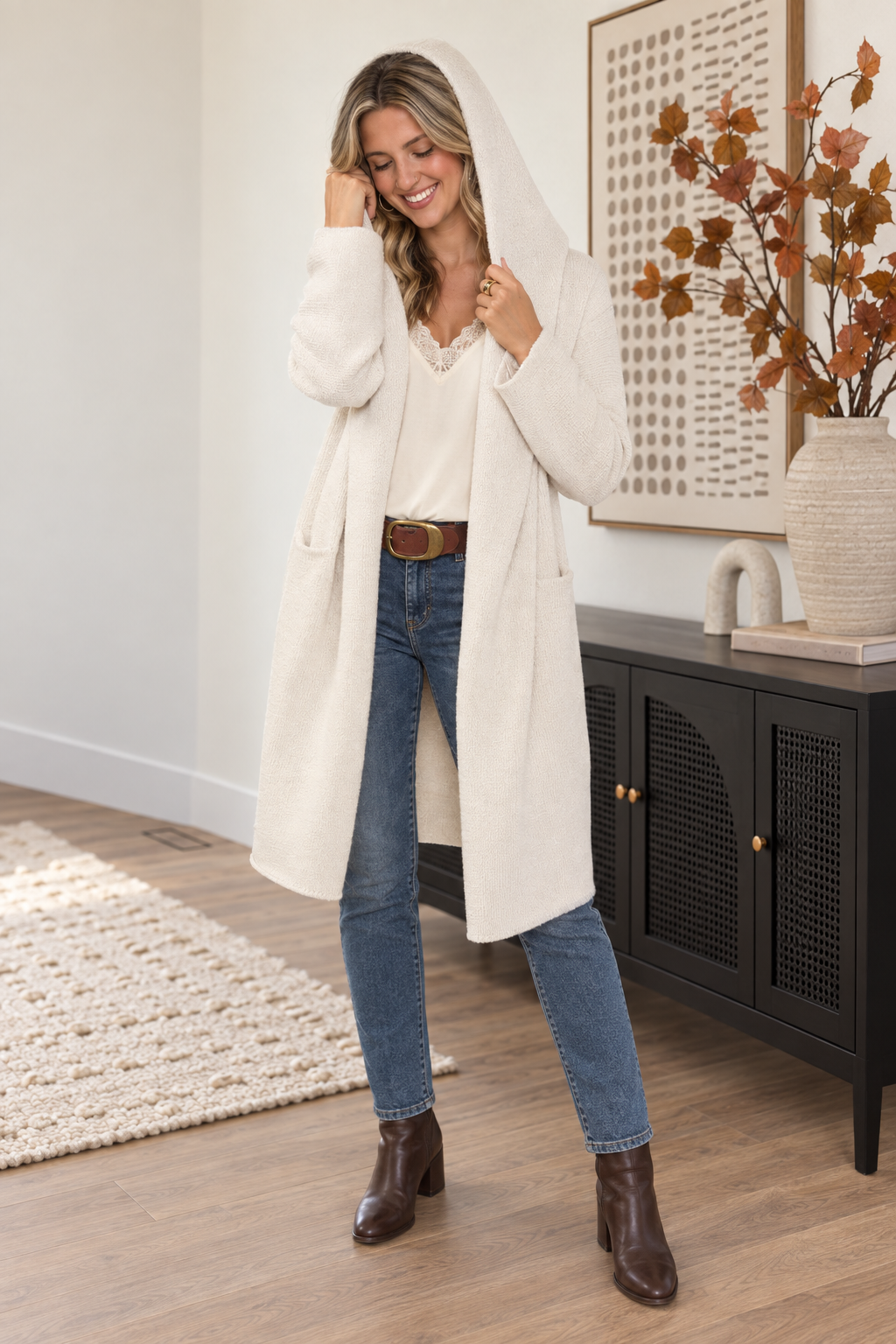 Lovestitch Coatigan (Oyster)