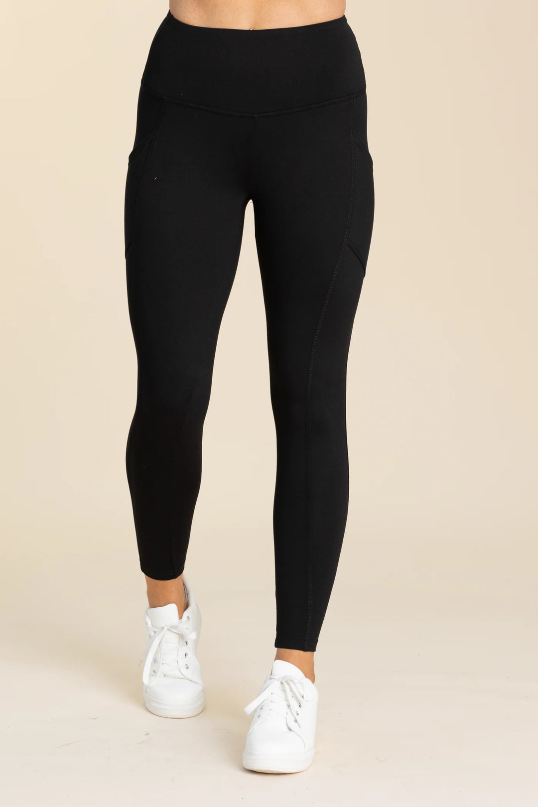 Zen High Rise Butter Leggings (Black)