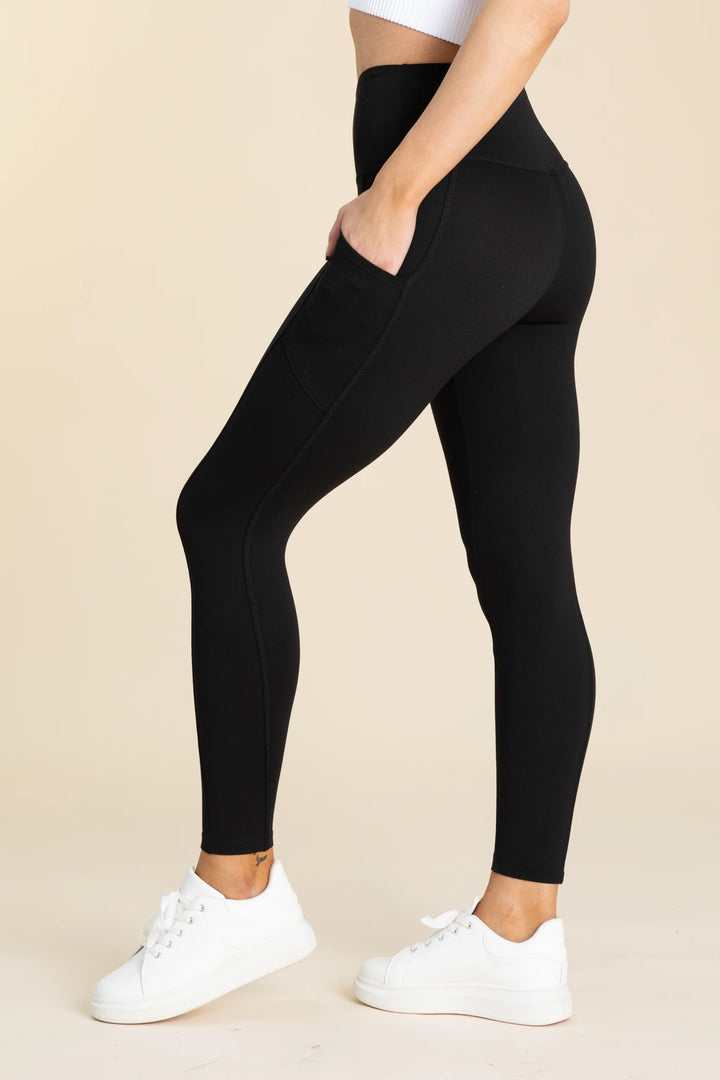 Zen High Rise Butter Leggings (Black)