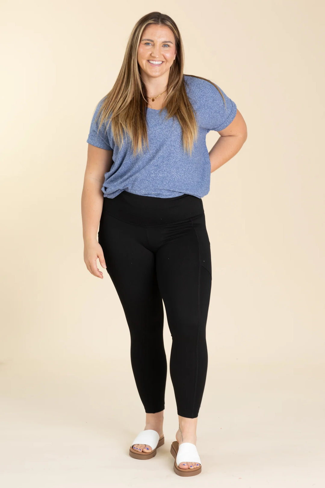 Zen High Rise Butter Leggings (Black)