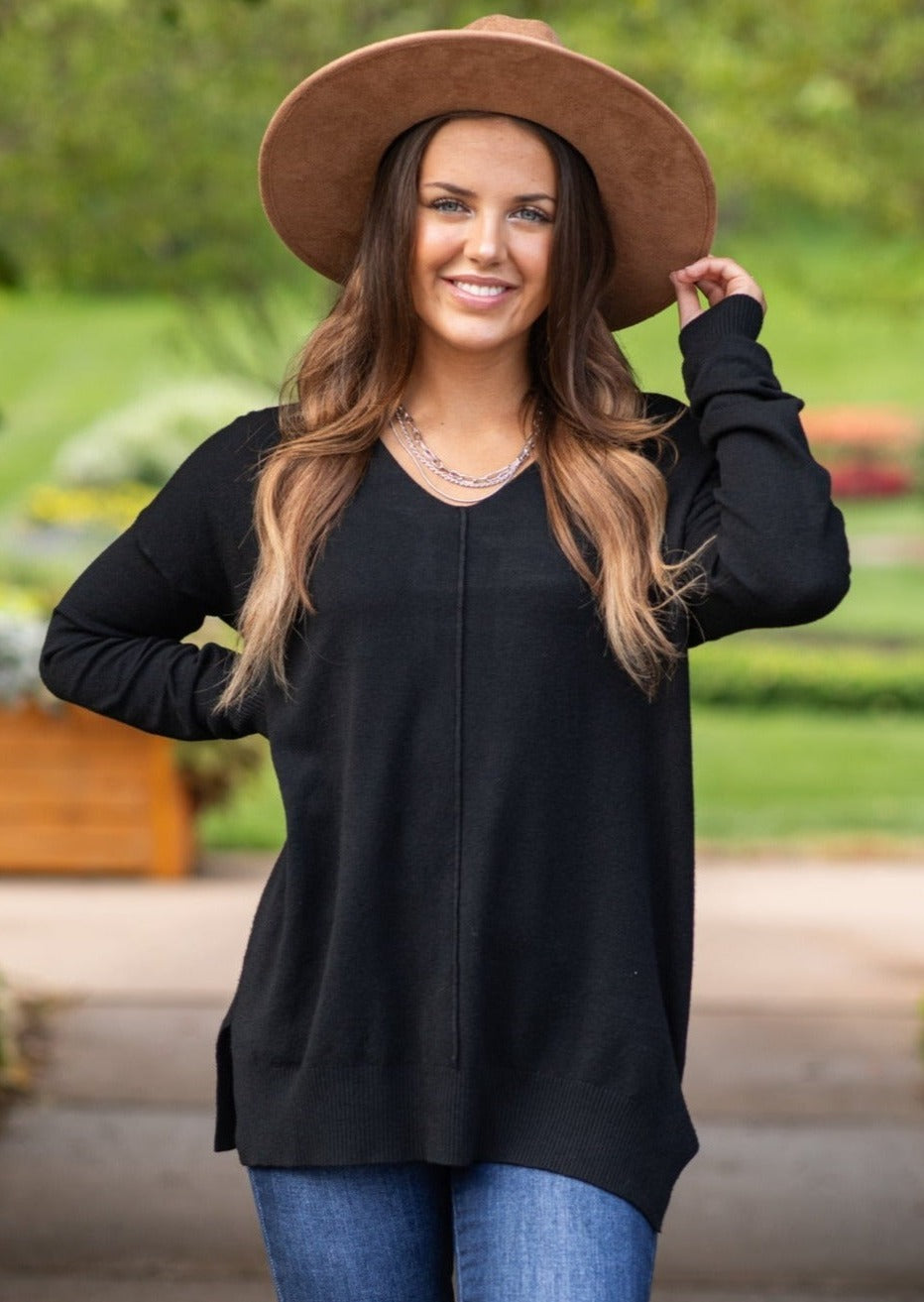 Comfy As Can Be Sweater (Black)