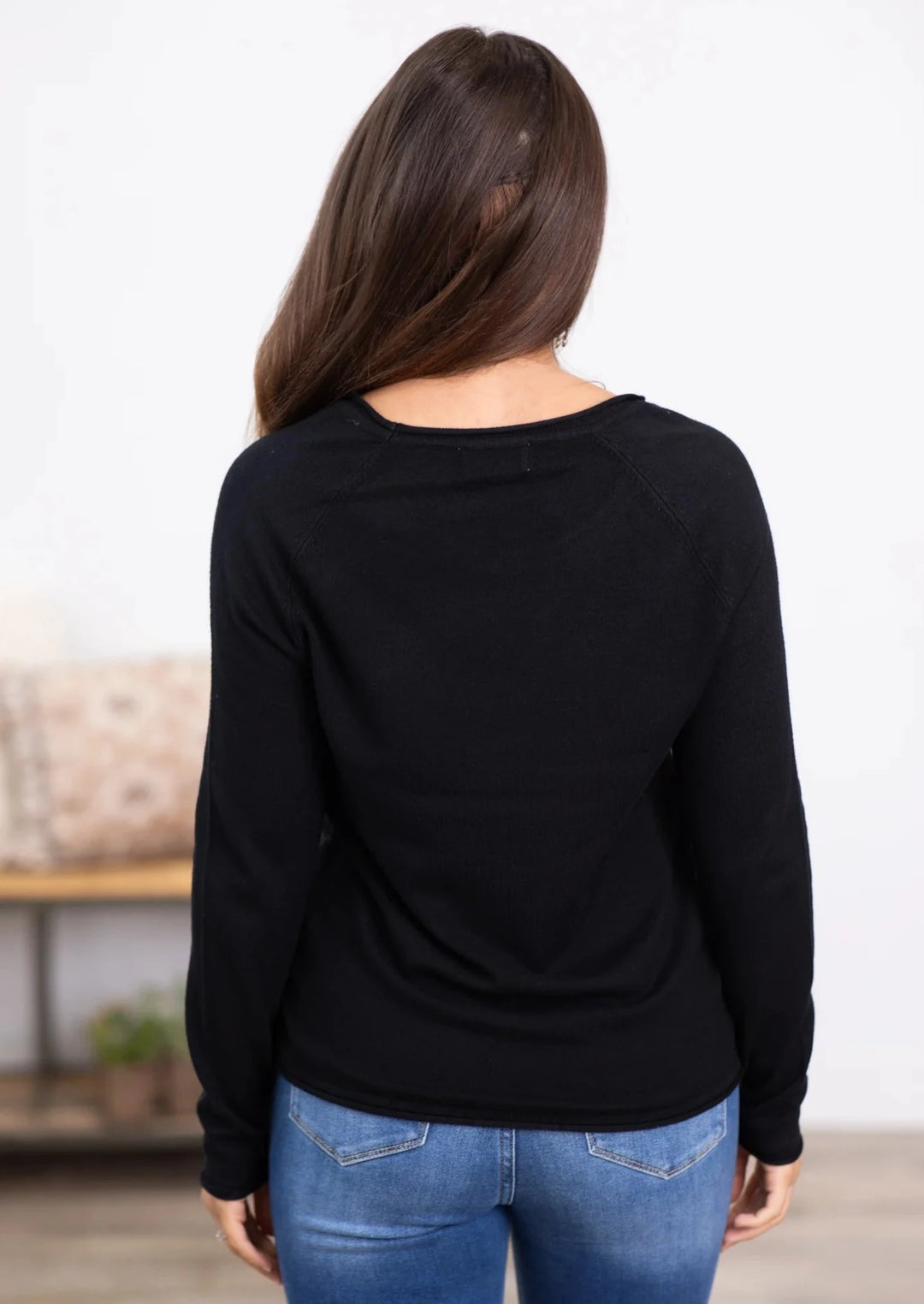 Zen Light Knit Sweater (Black)
