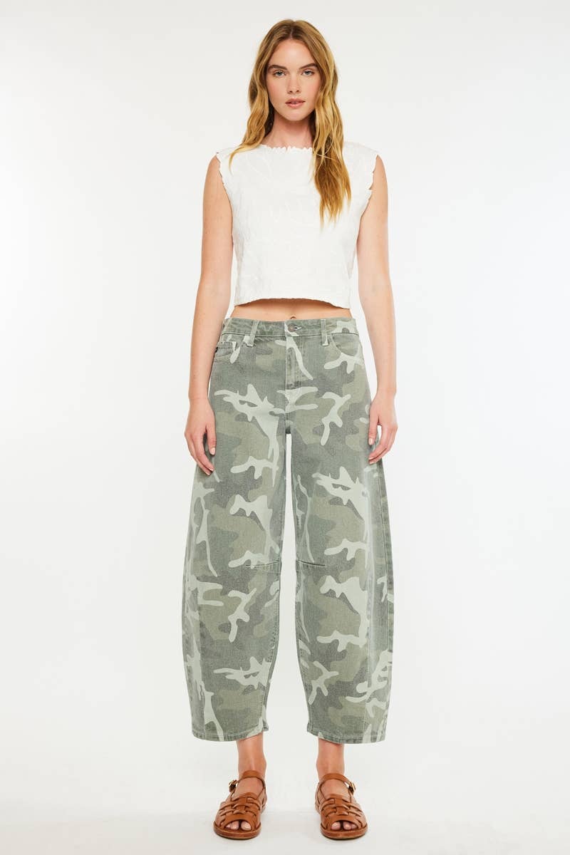 Kancan Camo Horseshoe Jean