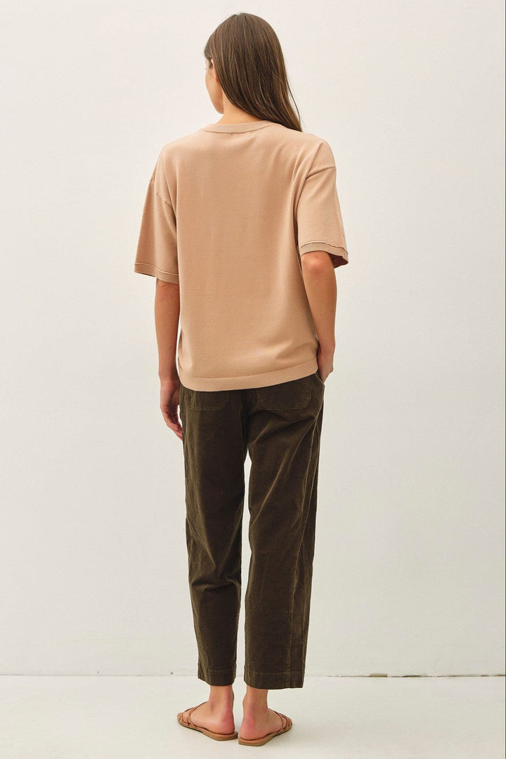 Be Cool Corduroy Drawstring Pants (Dark Olive)