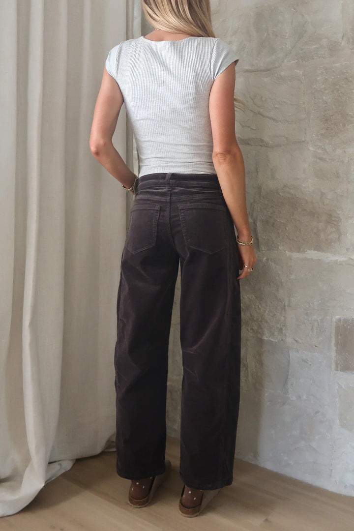 Vervet Corduroy Barrel Leg Jean