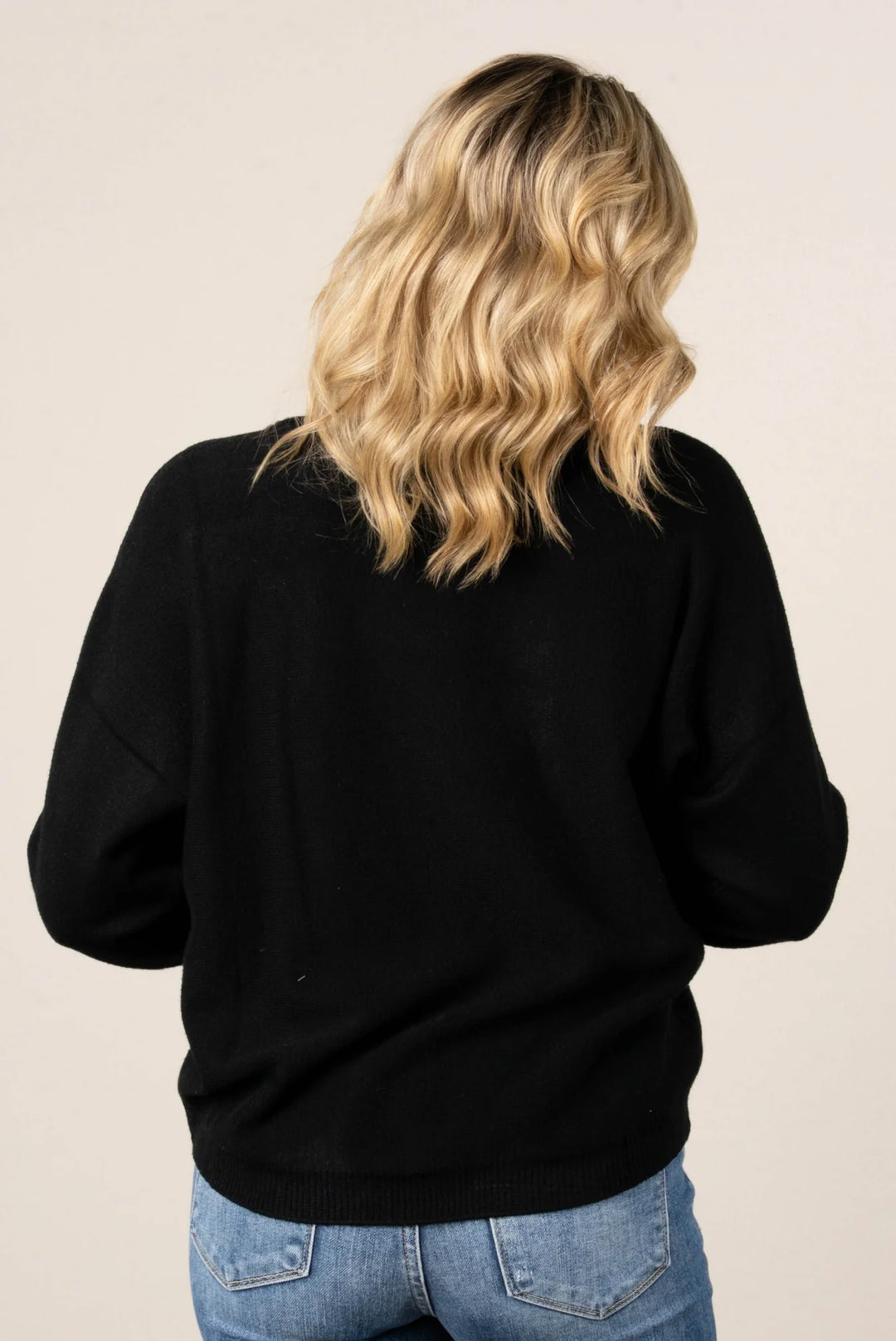 Zen Soft Knit Sweater (Black)