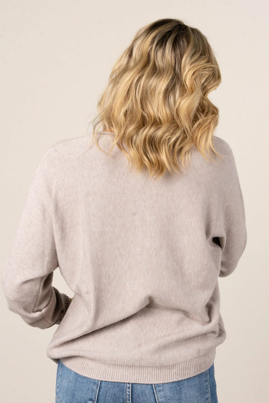 Zen Soft Knit Sweater (Heather Mocha)