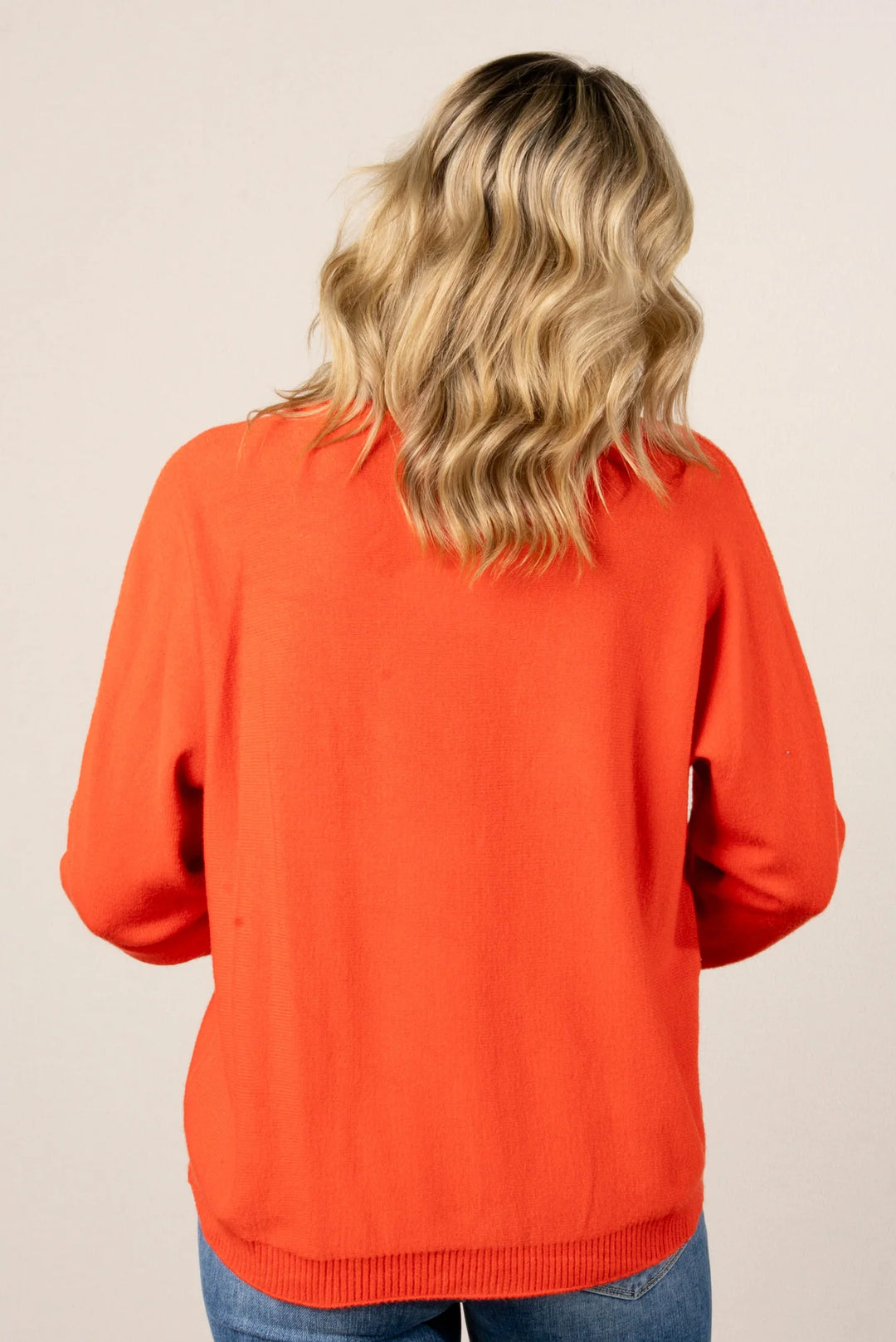 Zen Soft Knit Sweater (Pumpkin)