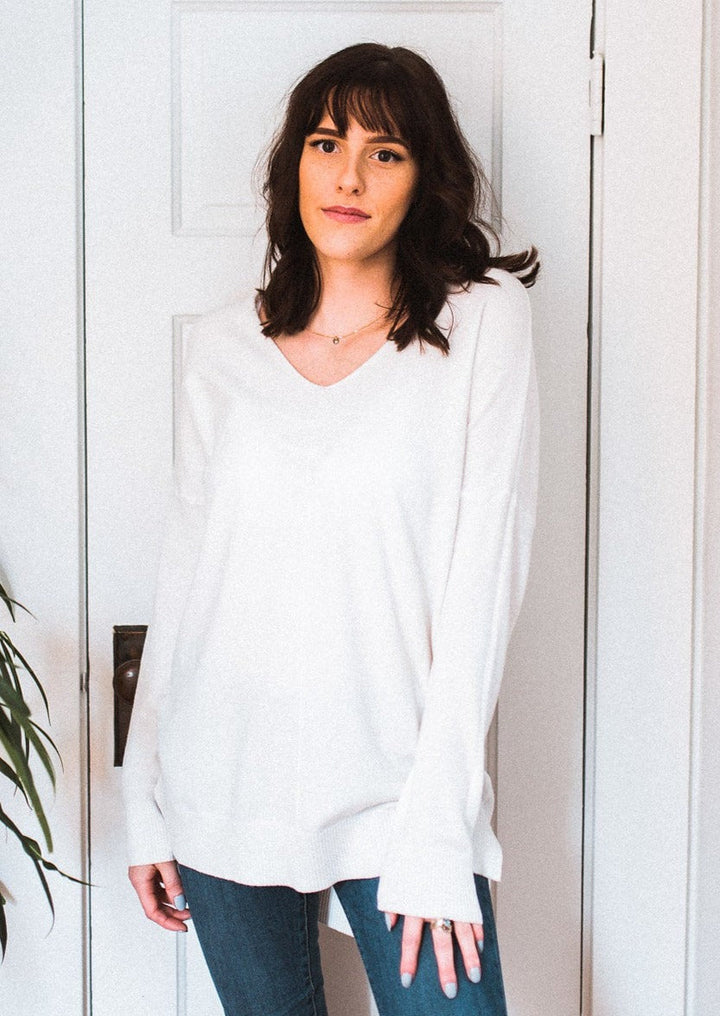Comfy As Can Be Sweater (Off White)