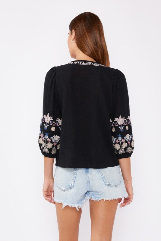 Lovestitch Alina Embroidered Blouse