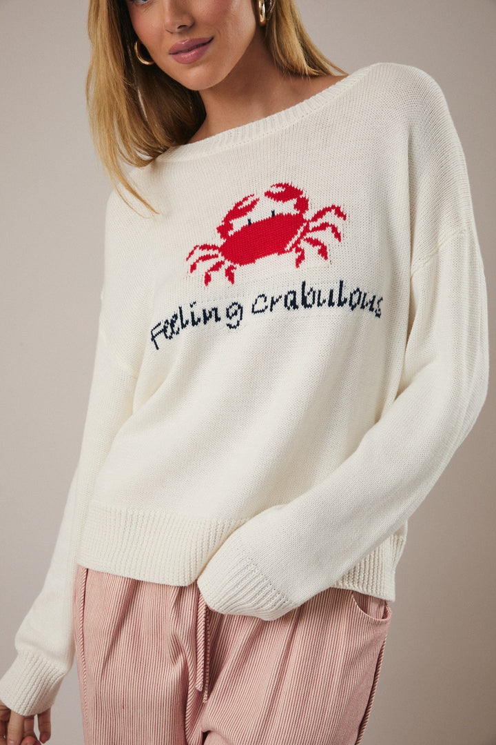 Sunday Edition Feeling Crabulous Sweater