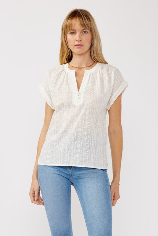 Lovestitch Alora Eyelet Tee