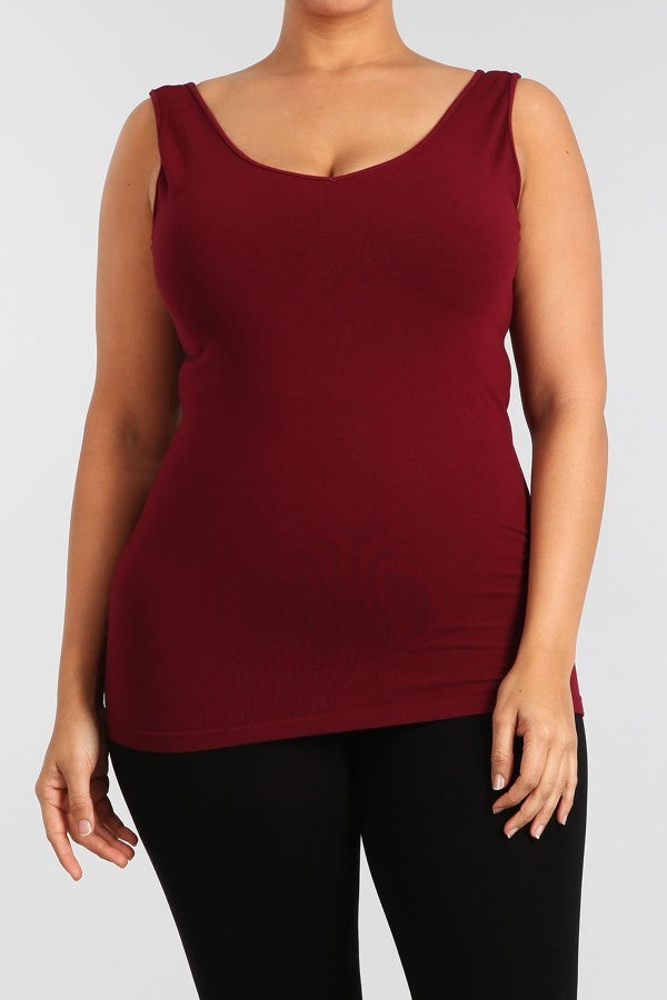 Plus Size M Rena Reversible Tank (3 colours)