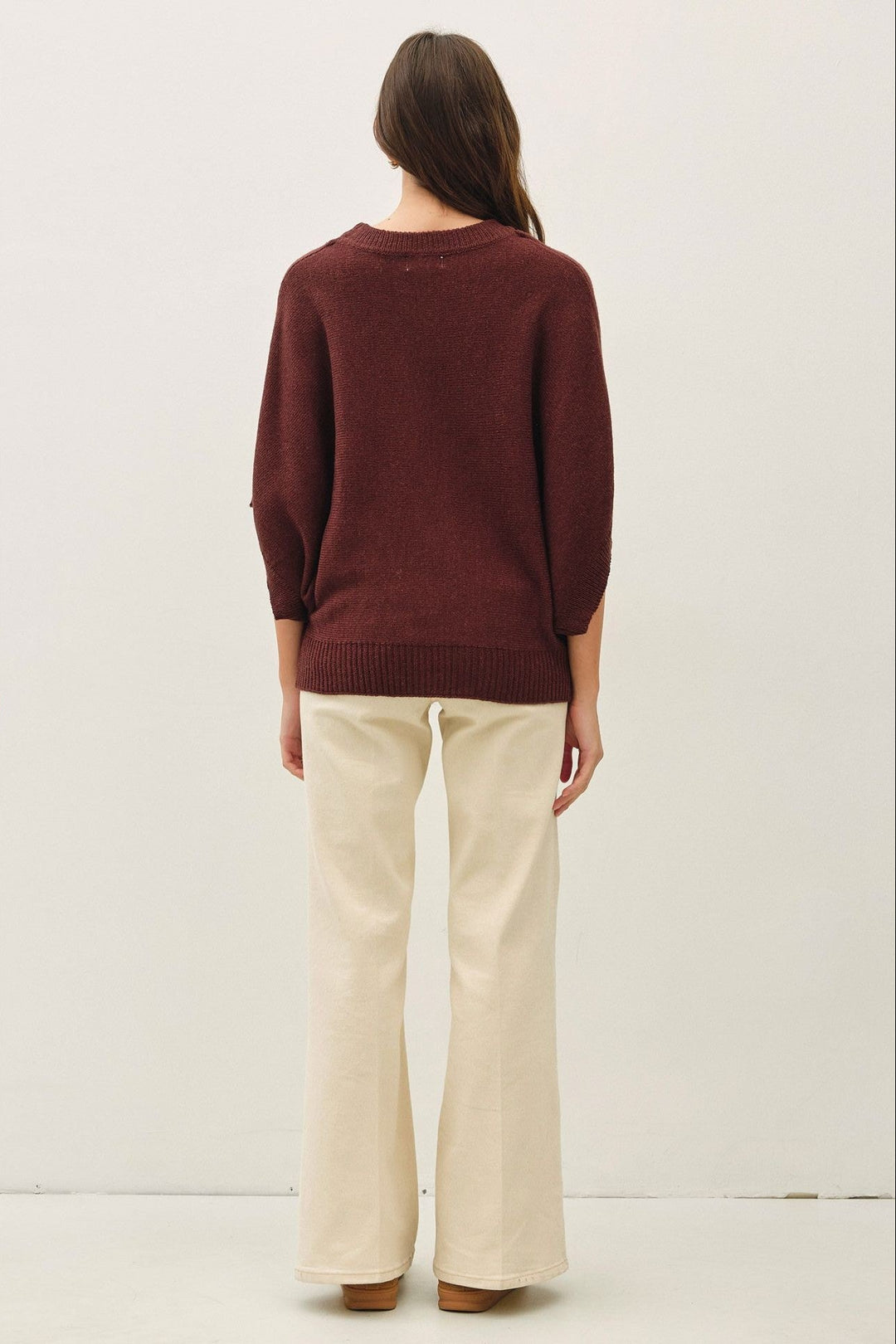 Be Cool Isla Sweater Tee (Chocolate)