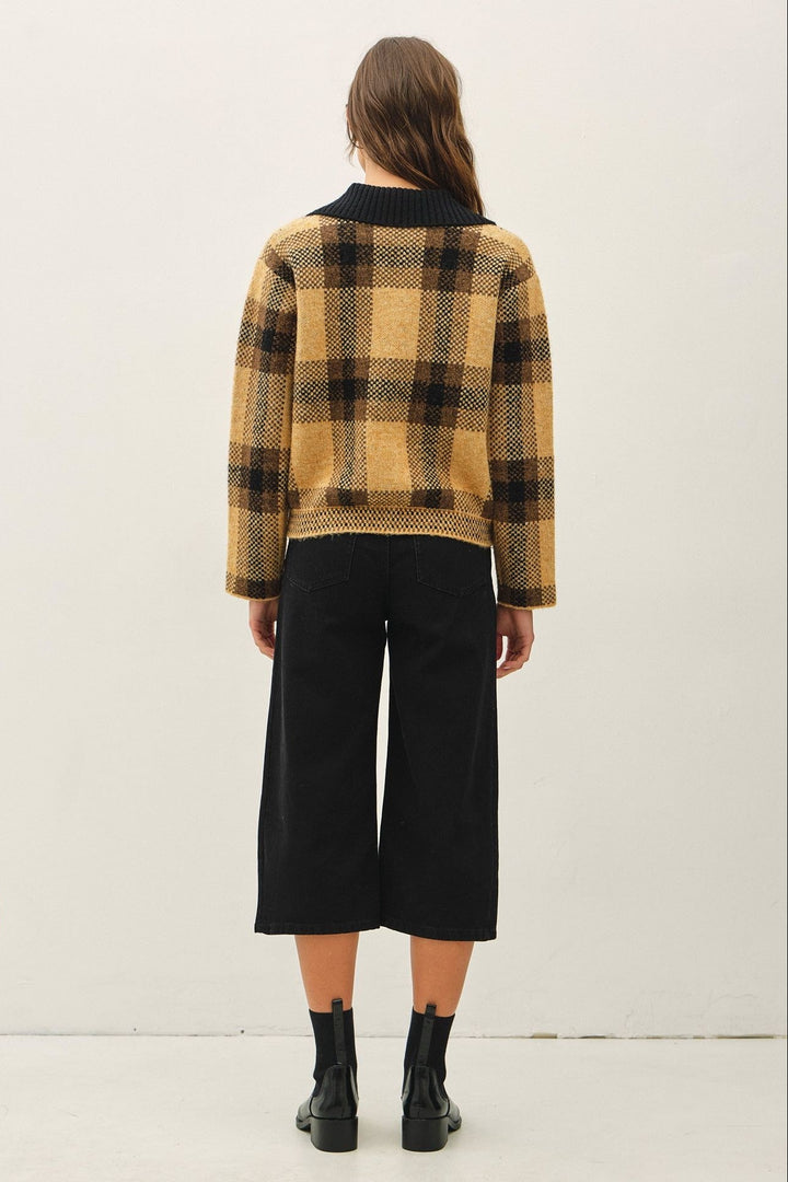 Be Cool Anya Sweater Bomber Jacket