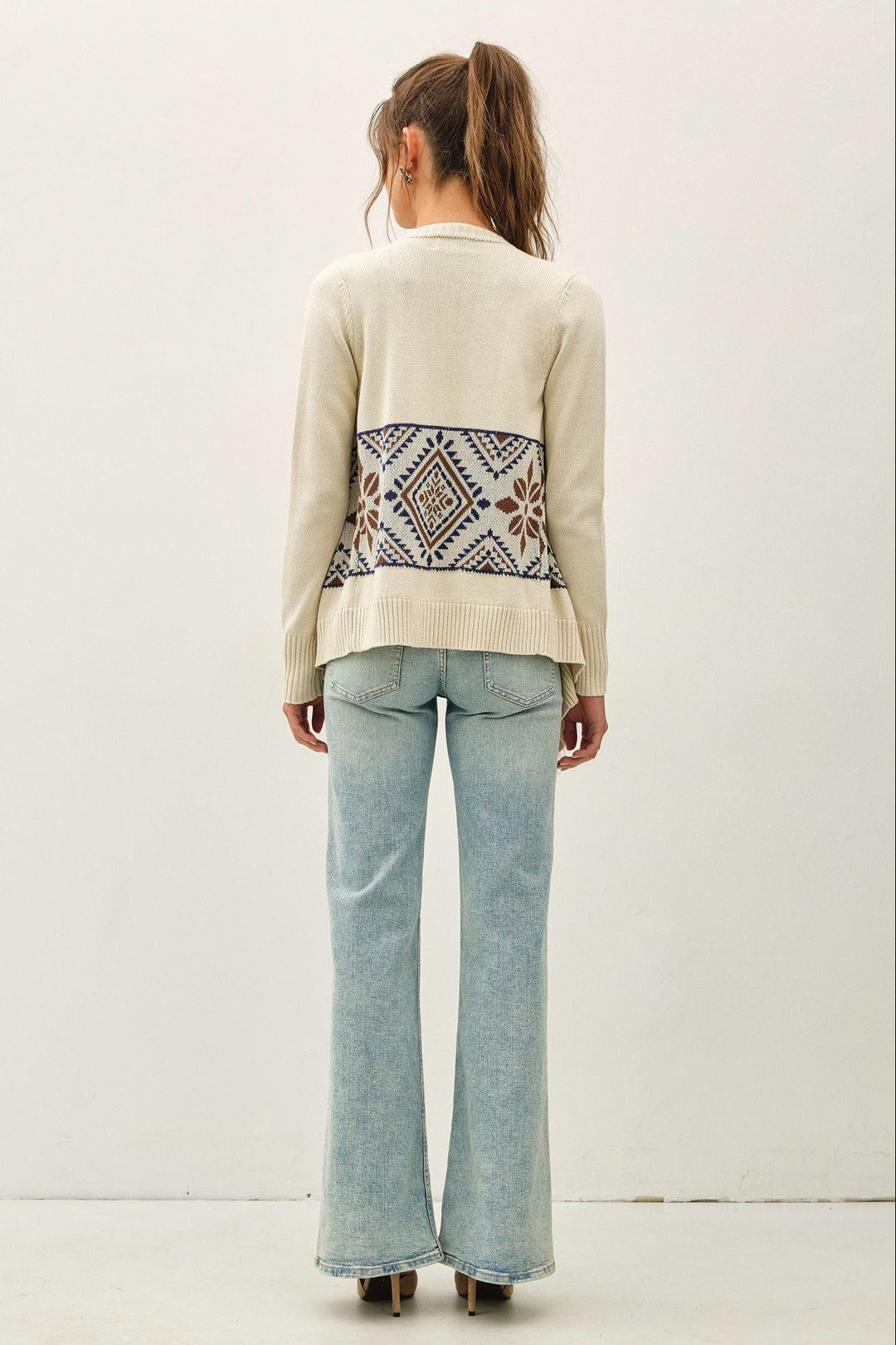 Be Cool Aztec Cardigan (Natural)