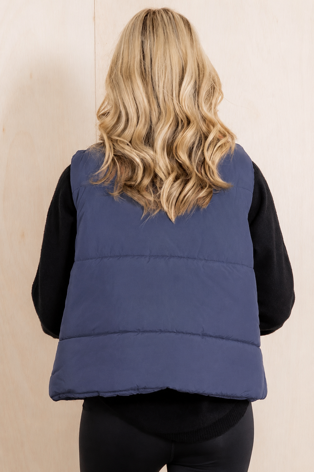 Zen Puffer Vest (Dark Navy)