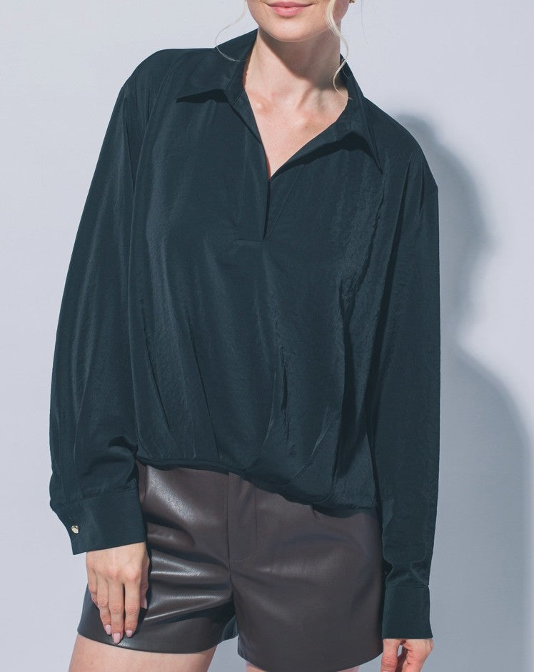 Love Tree Celeste Blouse (Black)
