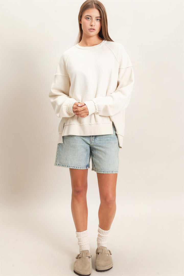 HYFVE Vintage Wash Sweatshirt (Alpaca)