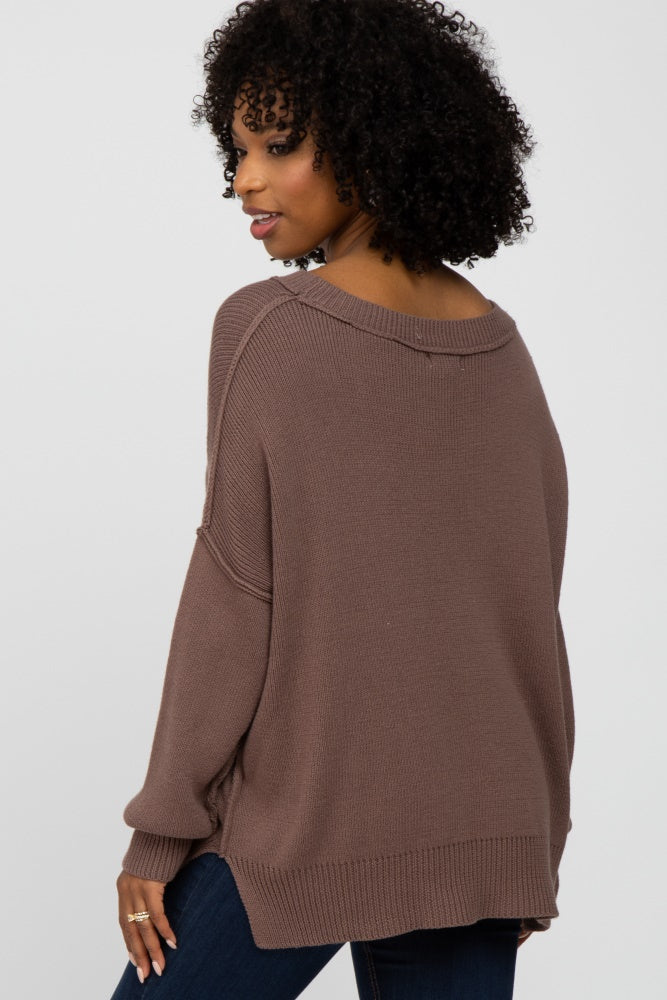 My Cozy At Home Sweater (Chocolate)