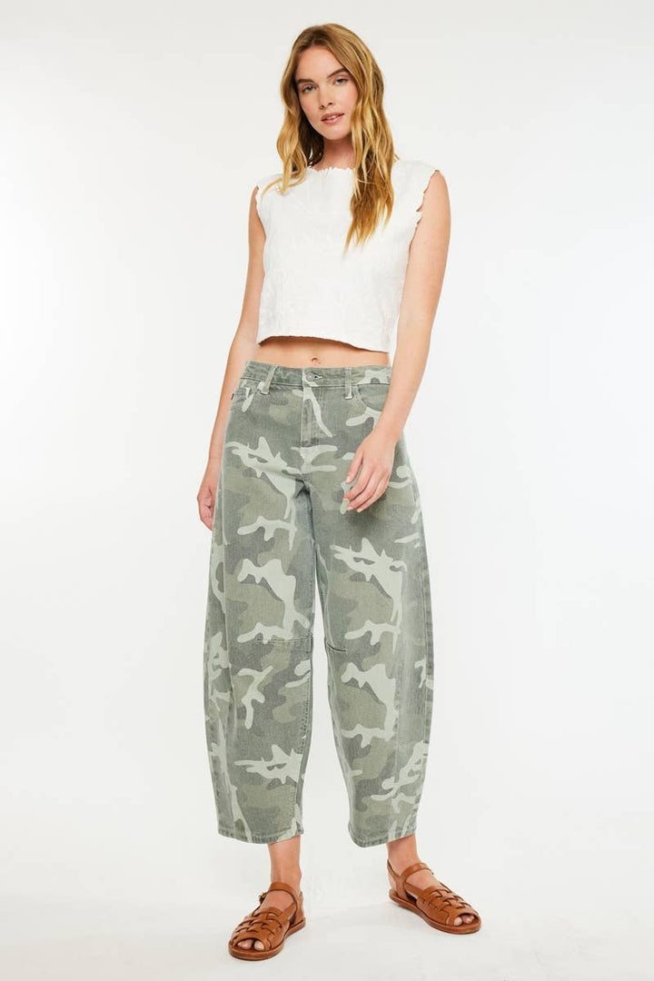 Kancan Camo Horseshoe Jean