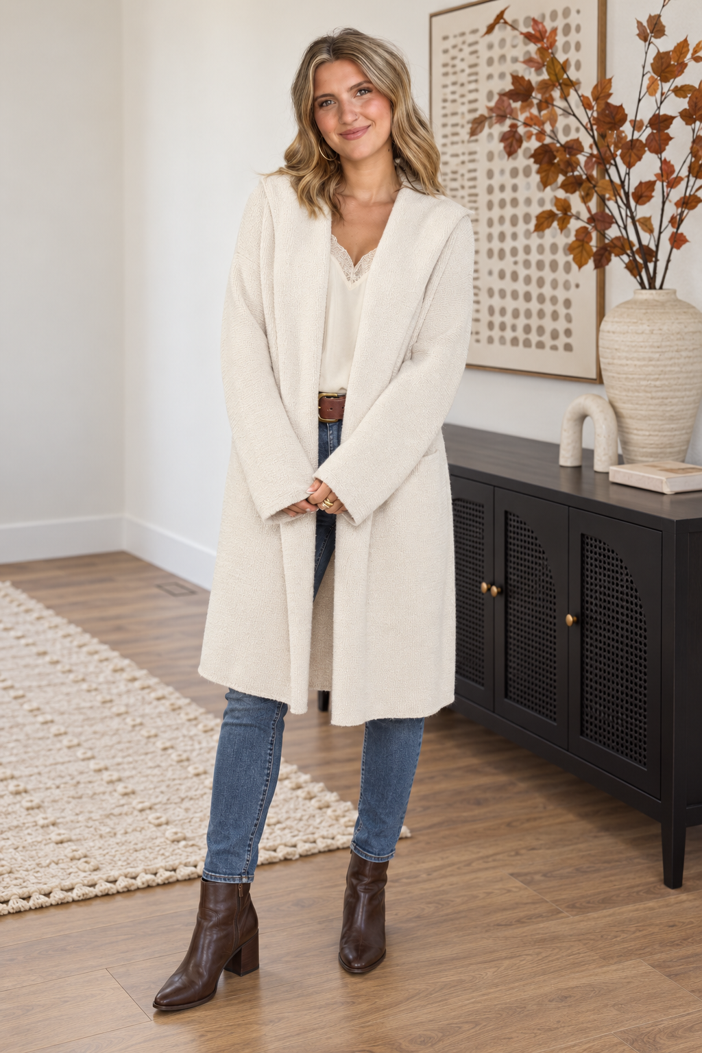 Lovestitch Coatigan (Oyster)