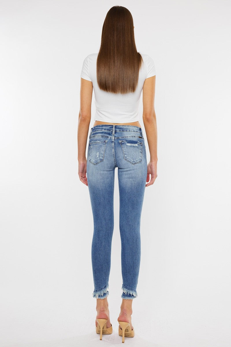 Kancan Nala Mid Rise Jean (Mid Wash)