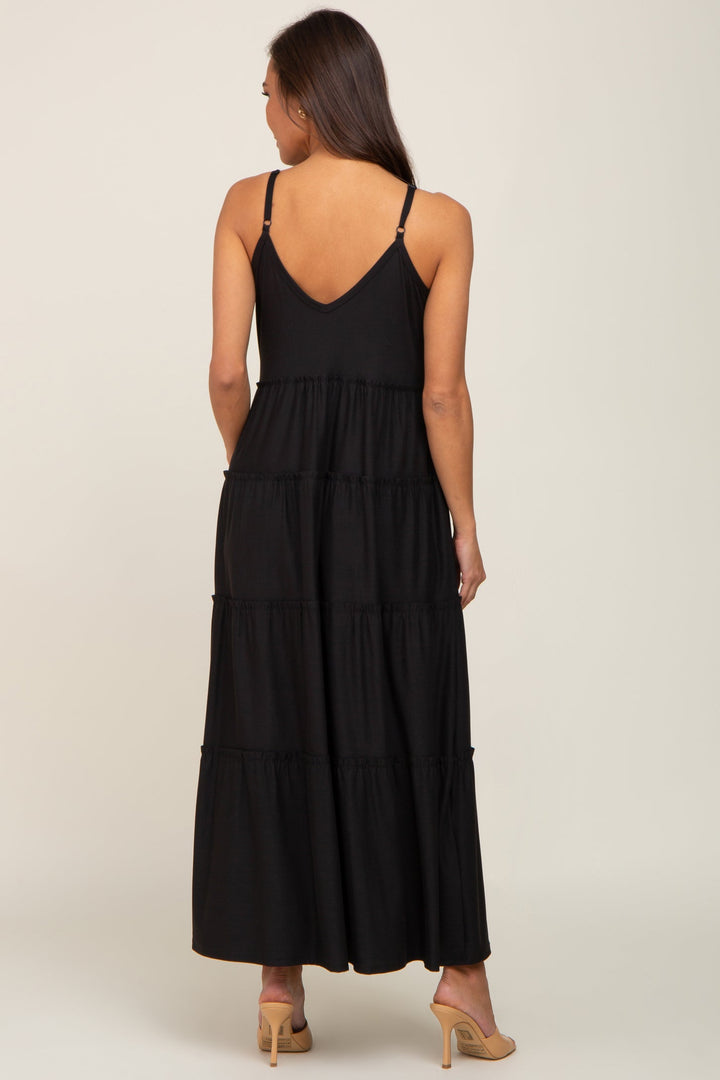 Zen Pocket Maxi Dress (Black)