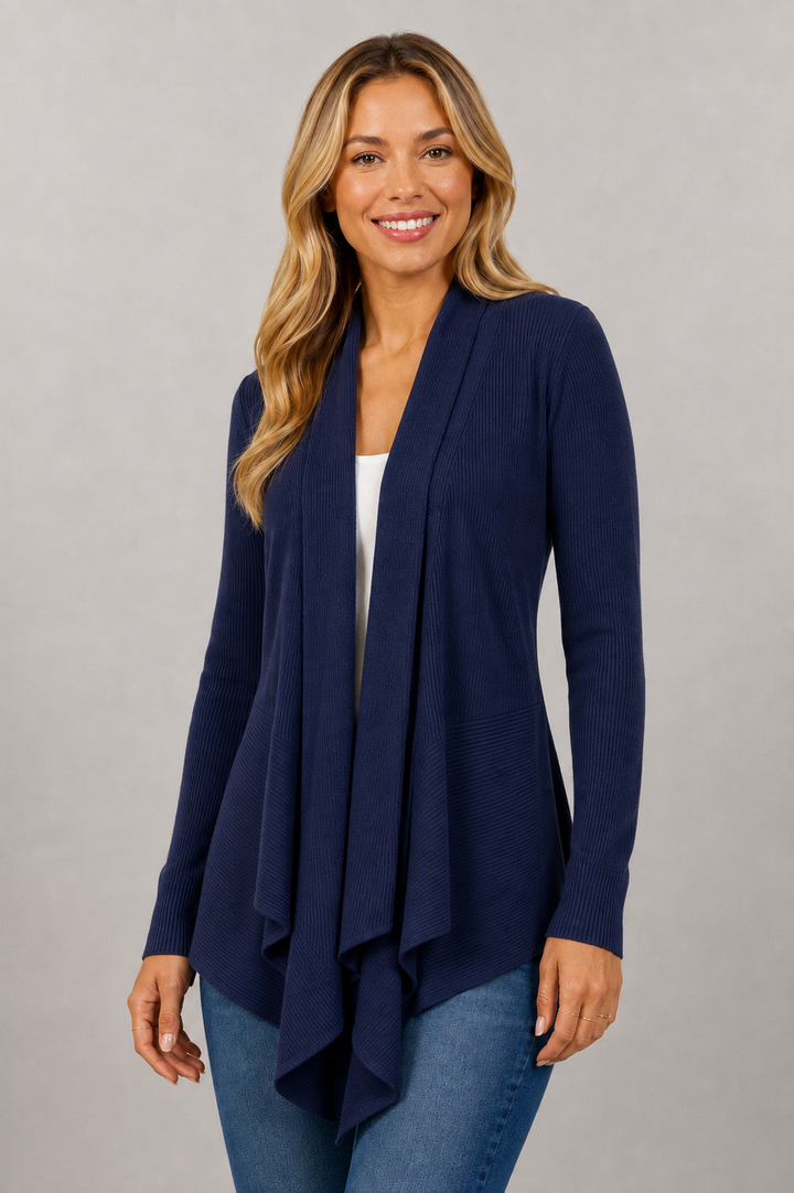 Dreamy Waterfall Cardigan (Navy)