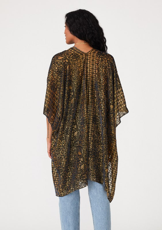 Lovestitch Velvet Burnout Cardigan