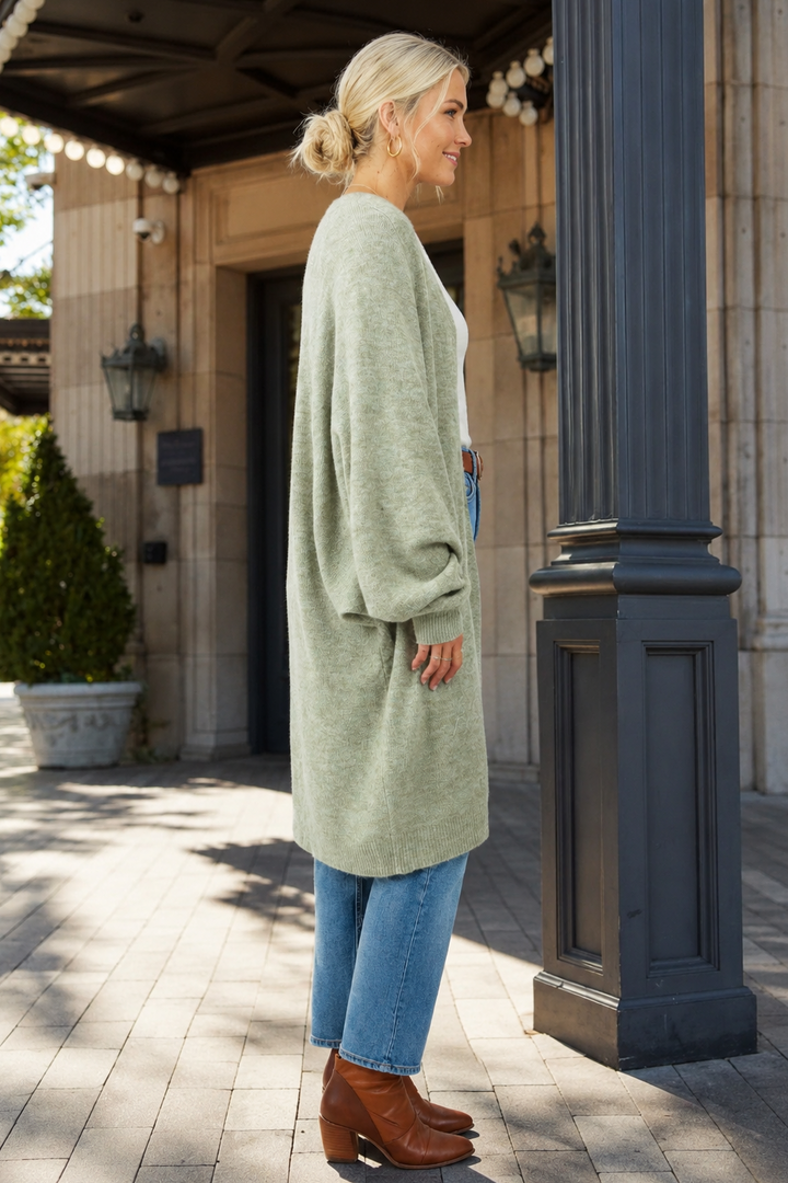 My Cozy Cocoon Duster (Sage)