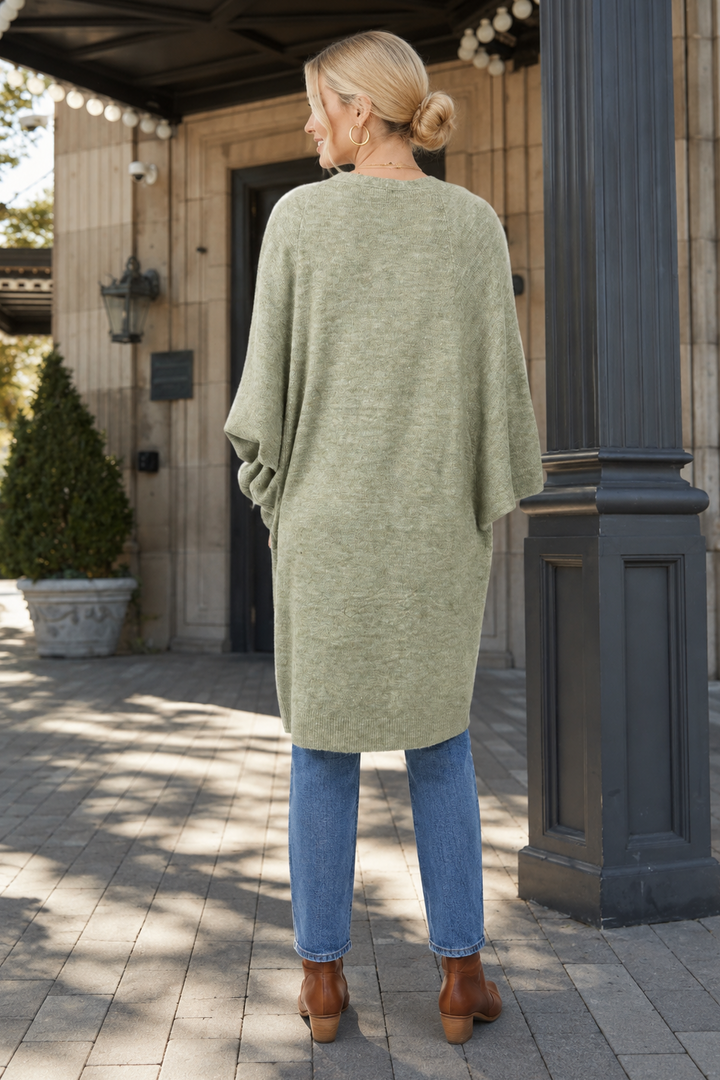 My Cozy Cocoon Duster (Sage)