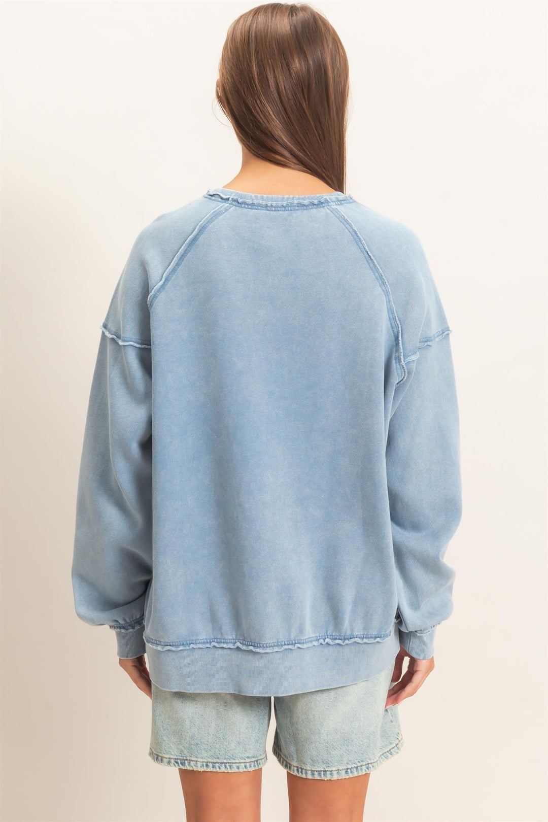 HYFVE Vintage Wash Sweatshirt (Dusty Blue)