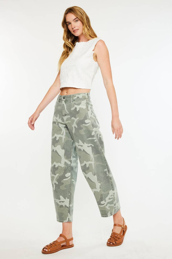 Kancan Camo Horseshoe Jean