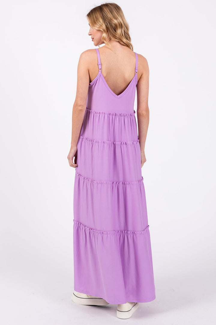 Zen Pocket Maxi Dress (Lavender)
