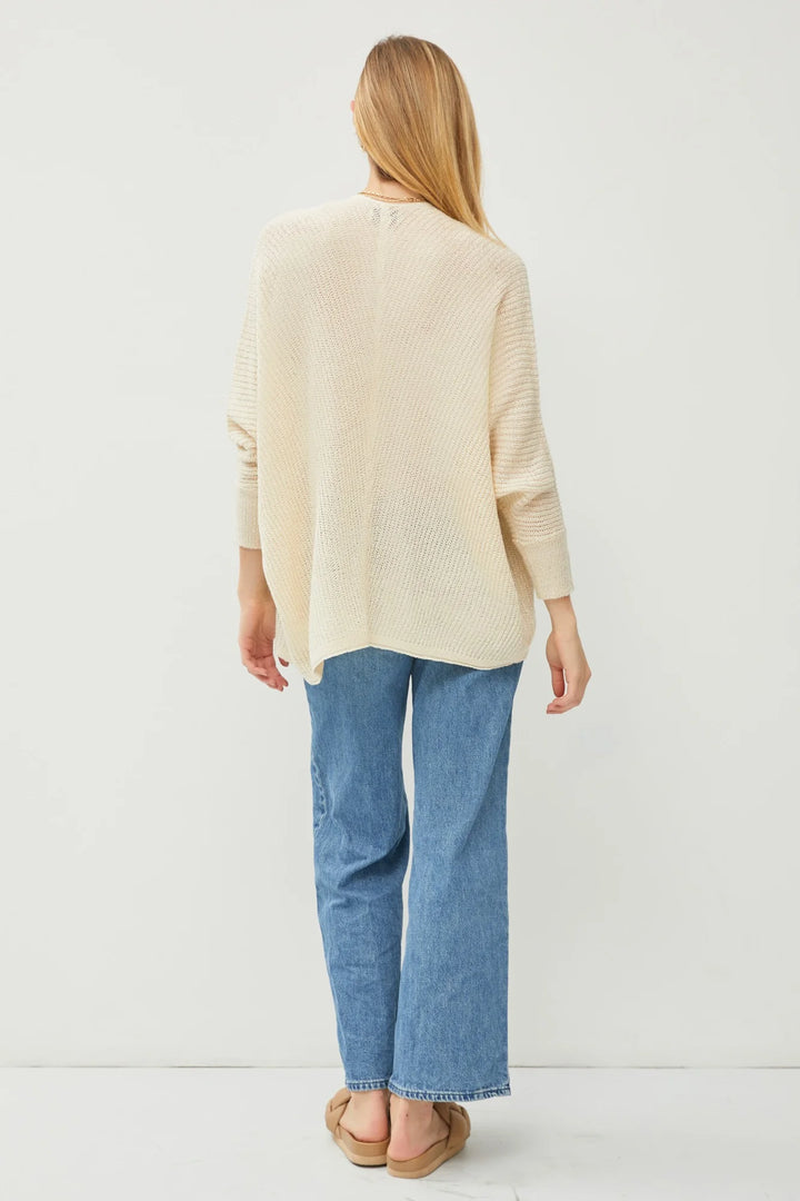 Be Cool Knit Cardigan (Ivory)