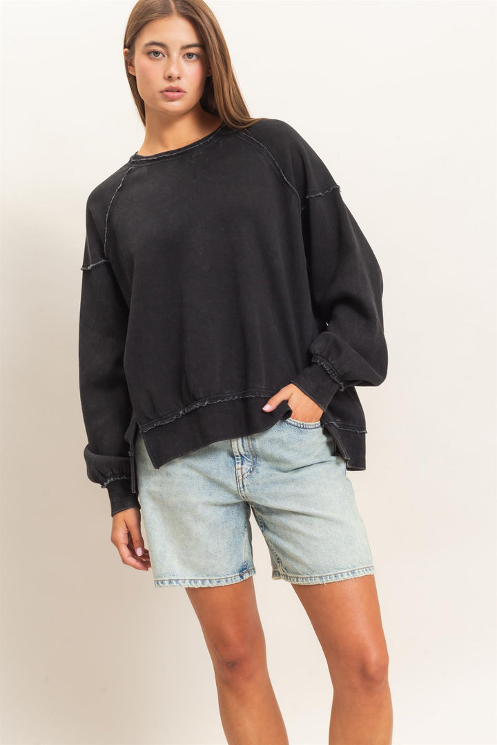 HYFVE Vintage Wash Sweatshirt (Black)