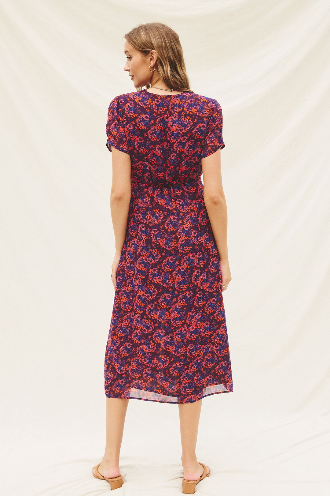 Forum Autumn Floral Midi Dress