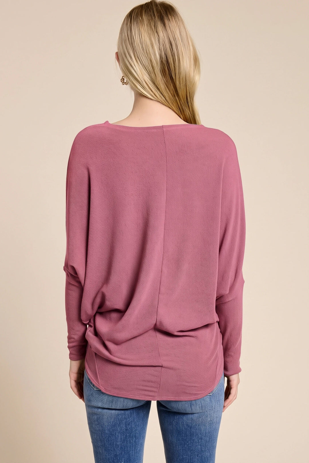 Jolie All Day Slouch Top (Damson)