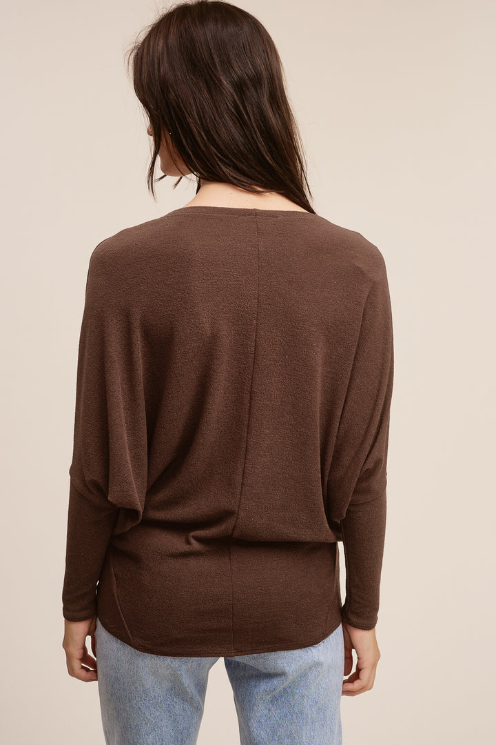 Jolie All Day Slouch Top (French Roast)